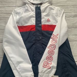 Reebok all season jacket with hood in a size medium (Brand New)